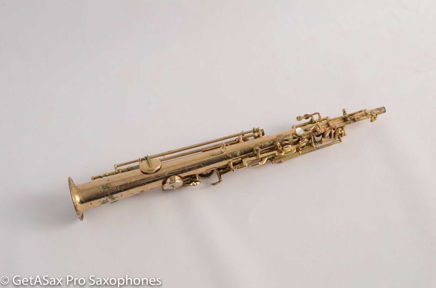 Buescher Gold Aristocrat Sopranino Saxophone 190221