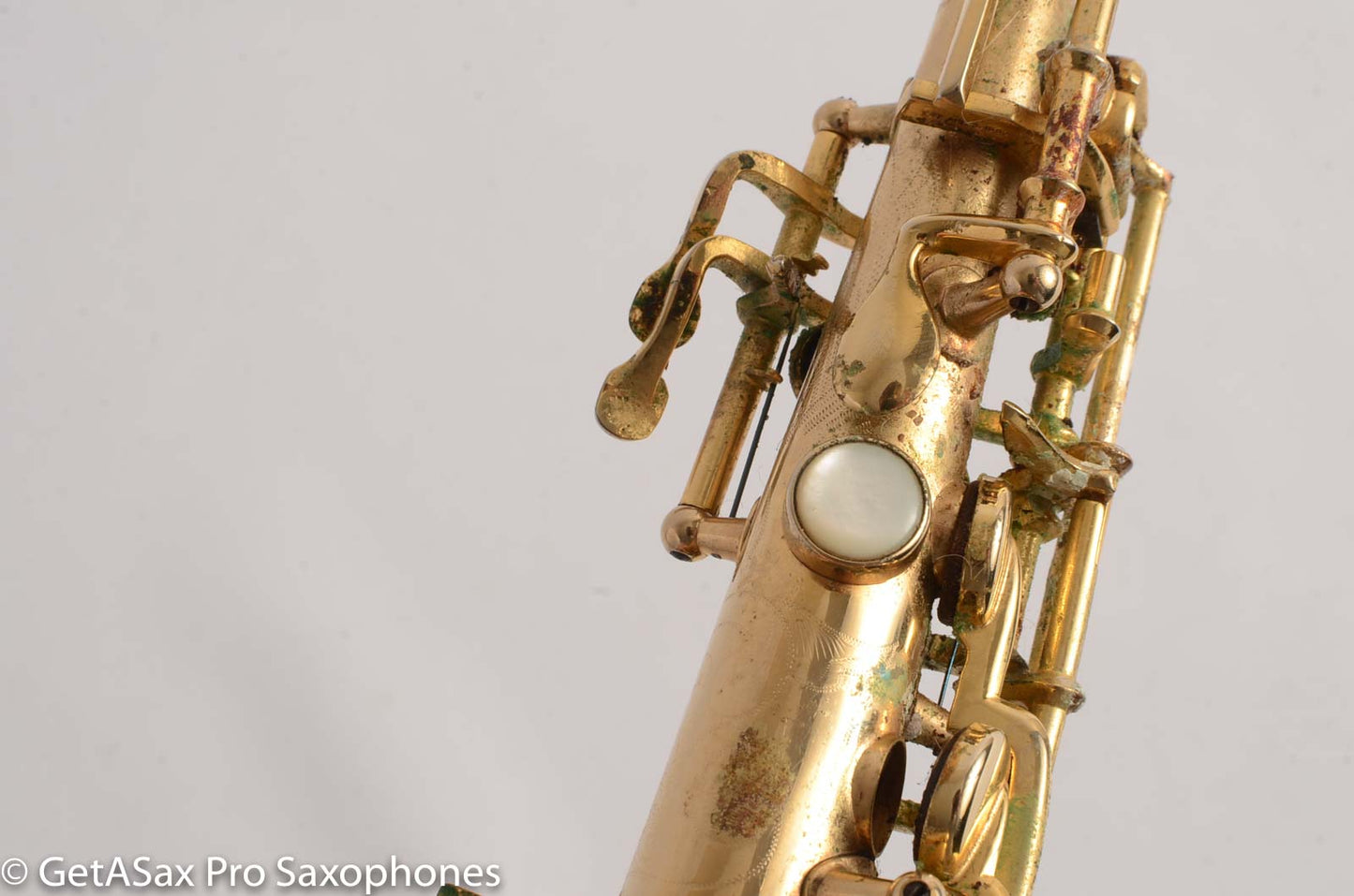 Buescher Gold Aristocrat Sopranino Saxophone 190221