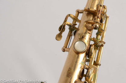 Buescher Gold Aristocrat Sopranino Saxophone 190221