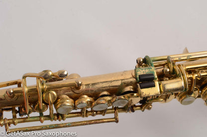 Buescher Gold Aristocrat Sopranino Saxophone 190221