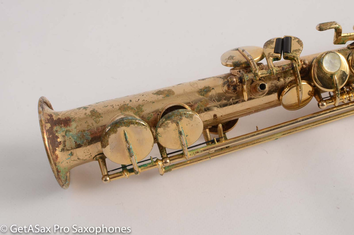 Buescher Gold Aristocrat Sopranino Saxophone 190221