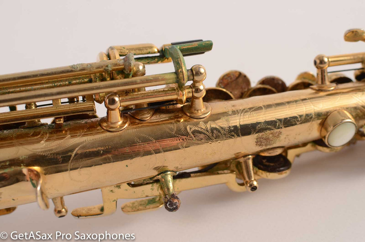 Buescher Gold Aristocrat Sopranino Saxophone 190221