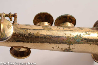 Buescher Gold Aristocrat Sopranino Saxophone 190221