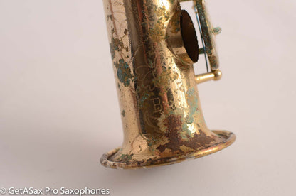 Buescher Gold Aristocrat Sopranino Saxophone 190221