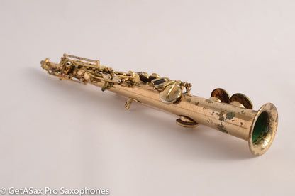 Buescher Gold Aristocrat Sopranino Saxophone 190221