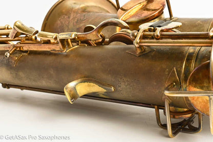 Buescher New Aristocrat Original GOLD Plate DOG Portrait Rascher Serial Amazing Player! 267734