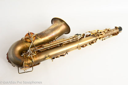 Buescher New Aristocrat Original GOLD Plate DOG Portrait Rascher Serial Amazing Player! 267734