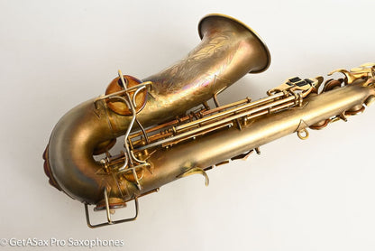 Buescher New Aristocrat Original GOLD Plate DOG Portrait Rascher Serial Amazing Player! 267734