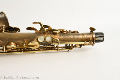 Buescher New Aristocrat Original GOLD Plate DOG Portrait Rascher Serial Amazing Player! 267734