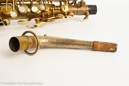 Buescher New Aristocrat Original GOLD Plate DOG Portrait Rascher Serial Amazing Player! 267734