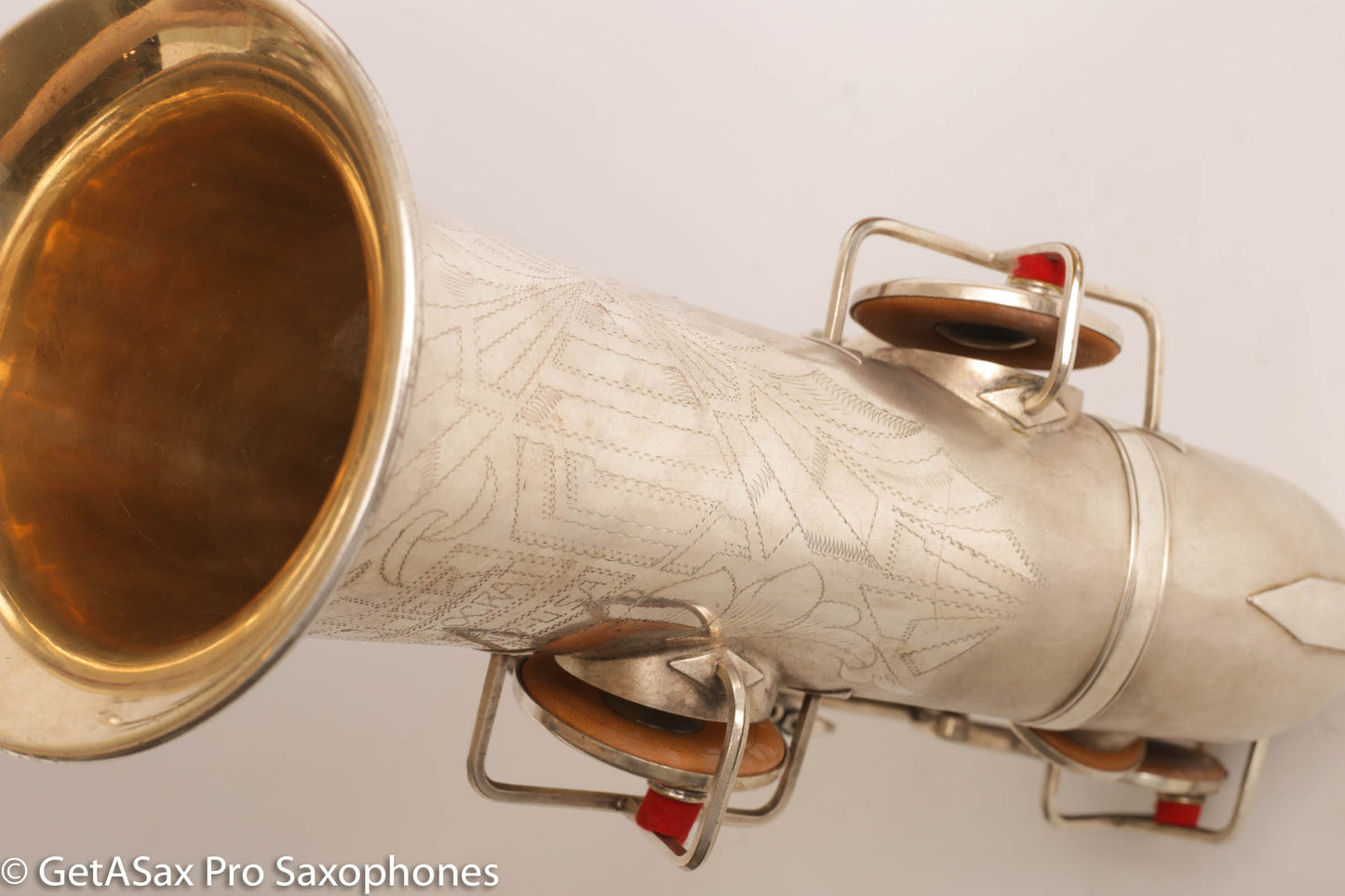 Buescher New Aristocrat Alto Rascher Serial Original Silver Plate Old Pads 265024