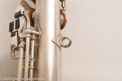 Buescher New Aristocrat Alto Rascher Serial Original Silver Plate Old Pads 265024