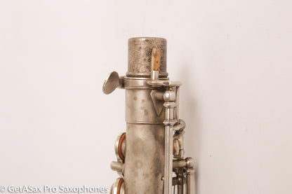 Buescher New Aristocrat Alto Rascher Serial Original Silver Plate Old Pads 265024