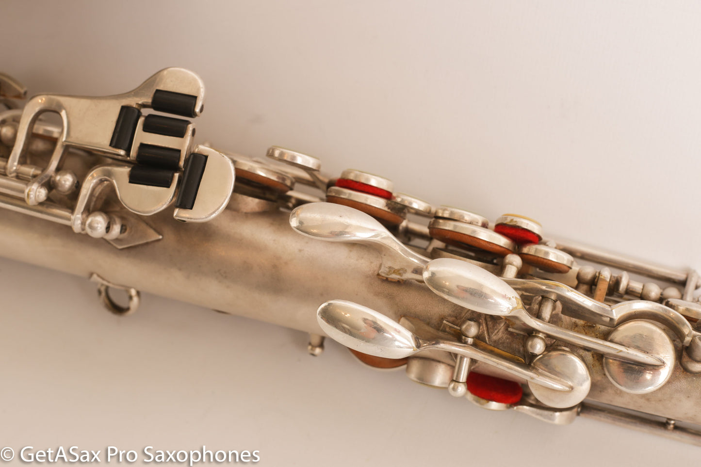 Buescher New Aristocrat Alto Rascher Serial Original Silver Plate Old Pads 265024