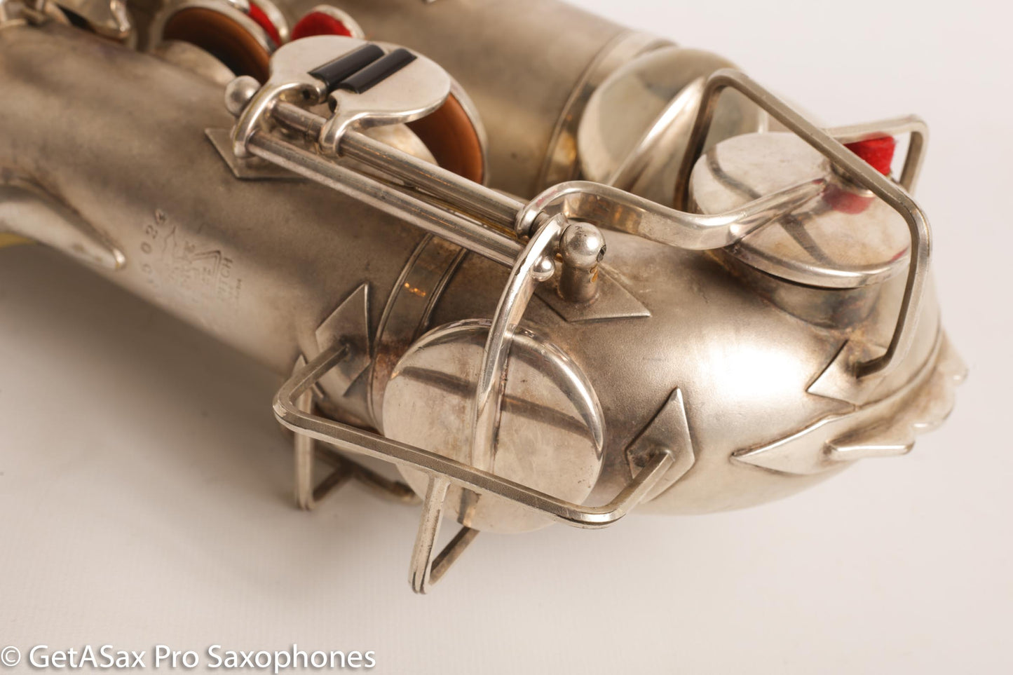 Buescher New Aristocrat Alto Rascher Serial Original Silver Plate Old Pads 265024