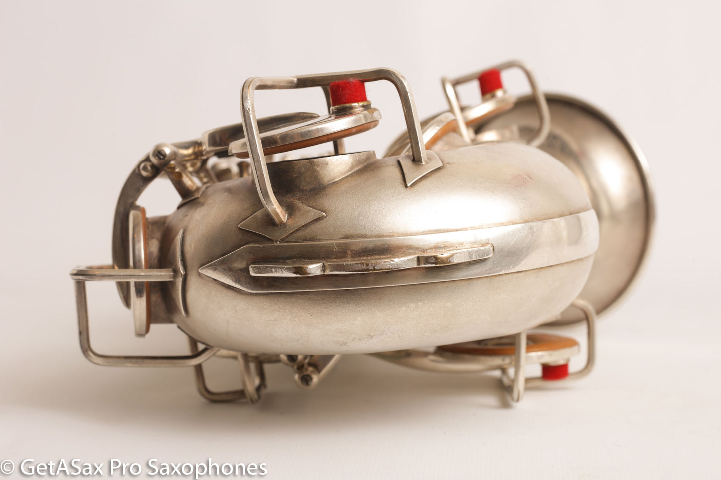 Buescher New Aristocrat Alto Rascher Serial Original Silver Plate Old Pads 265024