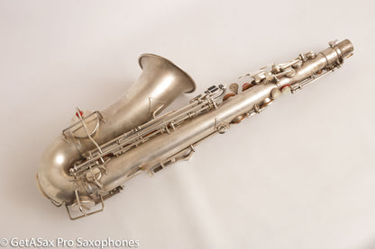 Buescher New Aristocrat Alto Rascher Serial Original Silver Plate Old Pads 265024