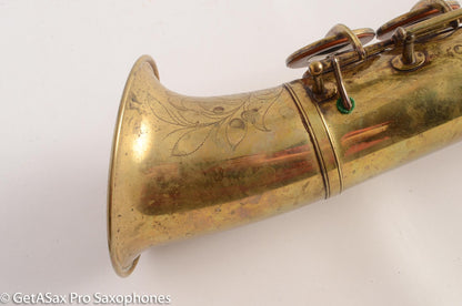 Buescher Straight Alto Super Rare Excellent Original Condition Recent Overhaul Orig Case