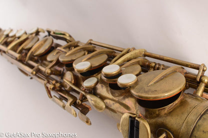 Buescher Straight Alto Super Rare Excellent Original Condition Recent Overhaul Orig Case