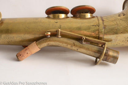 Buescher Straight Alto Super Rare Excellent Original Condition Recent Overhaul Orig Case