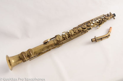 Buescher Straight Alto Super Rare Excellent Original Condition Recent Overhaul Orig Case