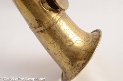 Buescher Straight Alto Super Rare Excellent Original Condition Recent Overhaul Orig Case