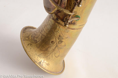 Buescher Straight Alto Super Rare Excellent Original Condition Recent Overhaul Orig Case