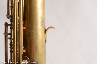 Buescher Straight Alto Super Rare Excellent Original Condition Recent Overhaul Orig Case