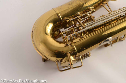 Buescher Top Hat and Cane Alto Saxophone Super 400 Excellent Condition 317532
