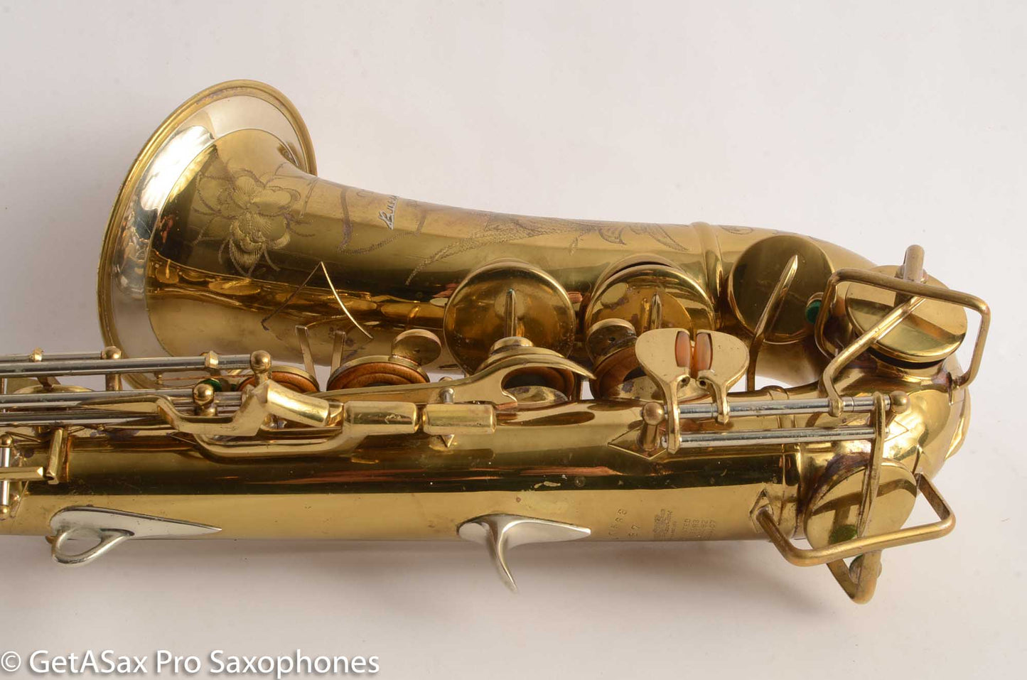 Buescher Top Hat and Cane Alto Saxophone Super 400 Excellent Condition 317532
