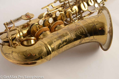 Buescher Top Hat and Cane Alto Saxophone Super 400 Excellent Condition 317532