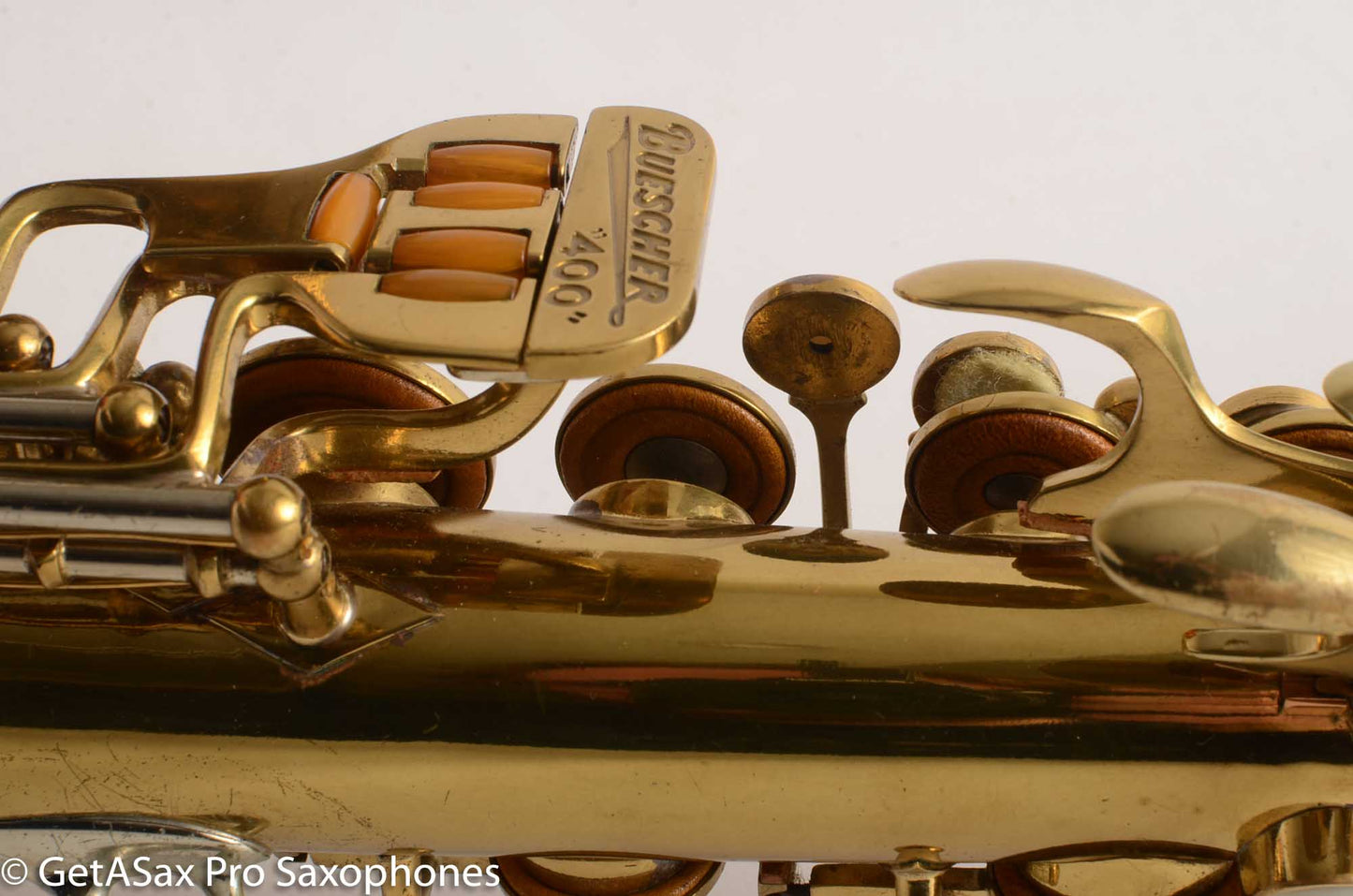 Buescher Top Hat and Cane Alto Saxophone Super 400 Excellent Condition 317532