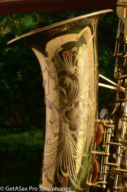 Buescher Top Hat and Cane Alto Saxophone Super 400 Excellent Condition 317532