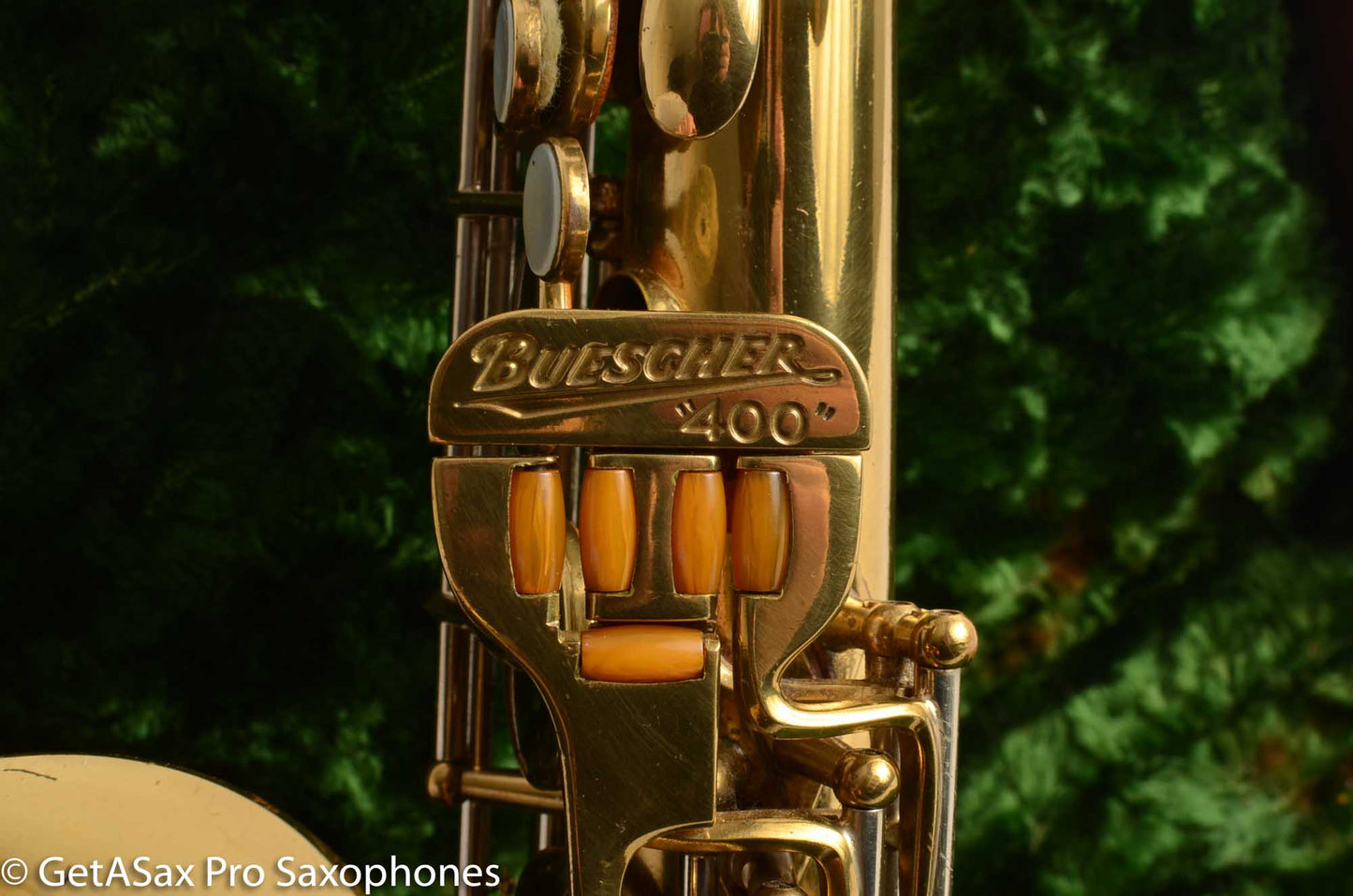 Buescher Top Hat and Cane Alto Saxophone Super 400 Excellent Condition 317532