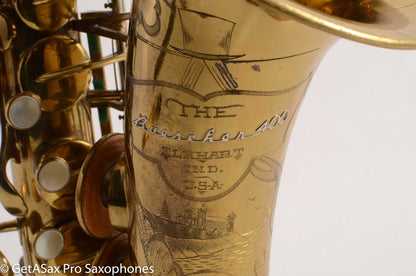 Buescher Top Hat and Cane Alto Saxophone Super 400 Excellent Condition 317532