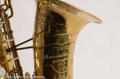 Buescher Top Hat and Cane Alto Saxophone Super 400 Excellent Condition 317532