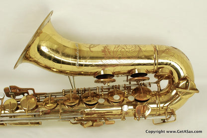 Buescher Tenor Saxophone Top Hat and Cane