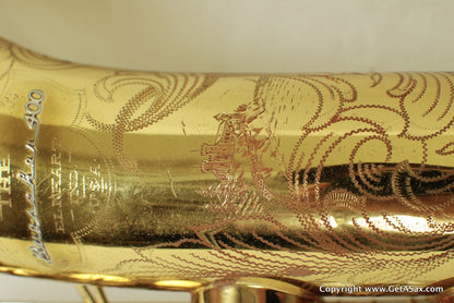 Buescher Tenor Saxophone Top Hat and Cane