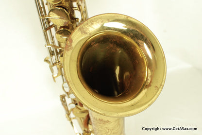 Buescher Tenor Saxophone Top Hat and Cane