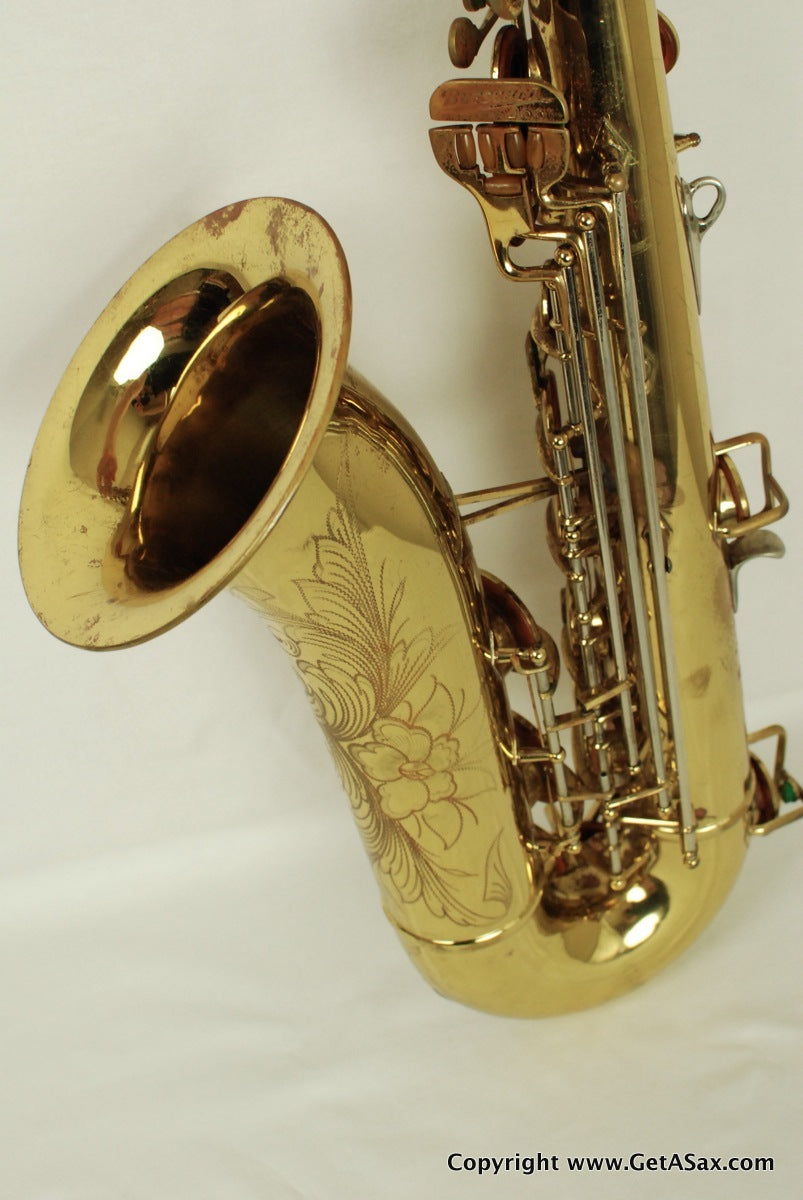 Buescher Tenor Saxophone Top Hat and Cane