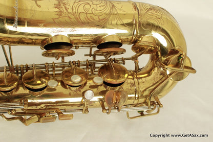 Buescher Tenor Saxophone Top Hat and Cane