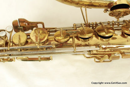 Buescher Tenor Saxophone Top Hat and Cane