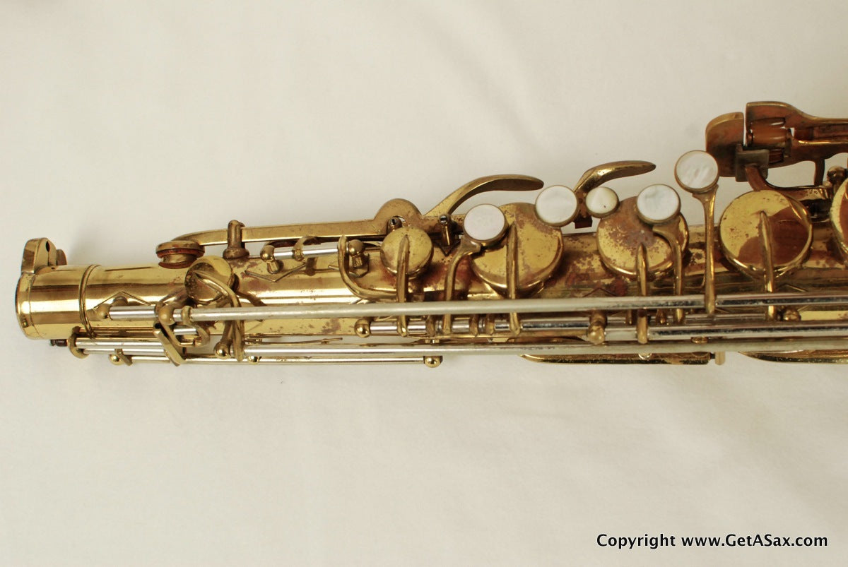 Buescher Tenor Saxophone Top Hat and Cane