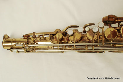 Buescher Tenor Saxophone Top Hat and Cane