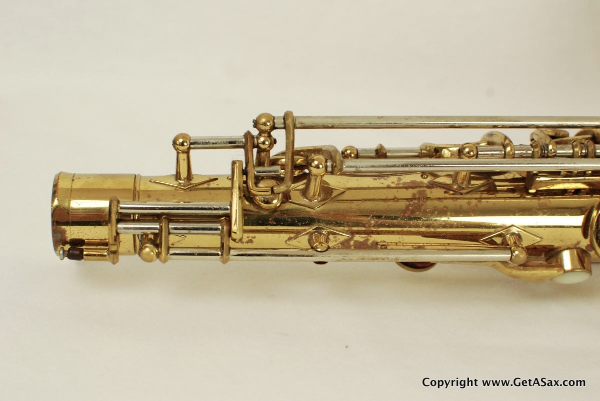 Buescher Tenor Saxophone Top Hat and Cane