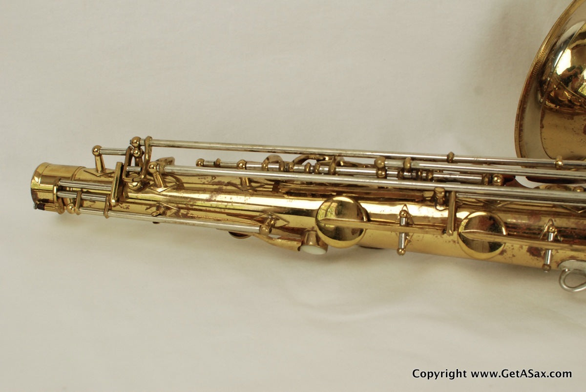 Buescher Tenor Saxophone Top Hat and Cane