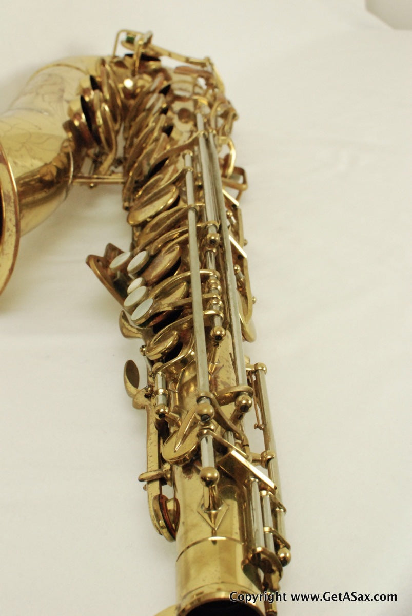 Buescher Tenor Saxophone Top Hat and Cane