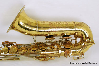 Buescher Tenor Saxophone Top Hat and Cane