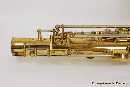 Buescher Tenor Saxophone Top Hat and Cane