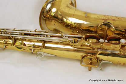 Buescher Tenor Saxophone Top Hat and Cane